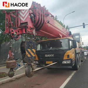 Grúa hidráulica usada Sany STC800 con pluma elevadora, grúa montada eficiente de 80 toneladas de capacidad de carga, motor de bomba, China - Product Image 2