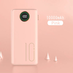 พาวเวอร์แบงค์ขนาดเล็กบางเฉียบ ความจุ 10000mAh ชาร์จเร็ว พร้อมหน้าจอ LED แสดงผล ช่องเสียบ Type-C แบตเตอรี่ LI-Polymer รับประกัน 12 เดือน หลายสี ขายส่ง - Product Image 5