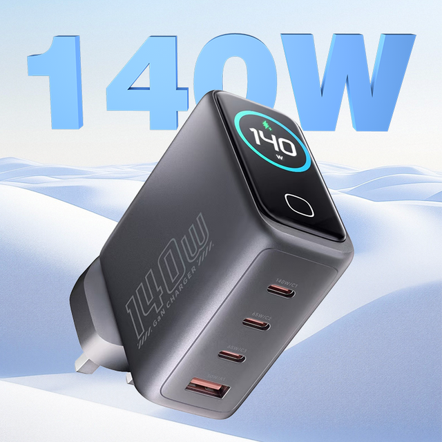 New Design Multifunctional W6 Charger AI Power Management Compact Multi-Port Fast Charging Station for Phone for Laptop GaN 140W