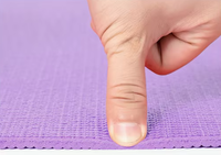 Fournitures de yoga de couleur personnalisées chinoises Tapis de yoga en PVC pour entraînement physique