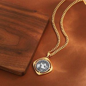 Collana di fascia alta stile bohémien retrò Aries. Abbellimenti unici di gioielli. Adatto a chi ama la moda. - Product Image 4