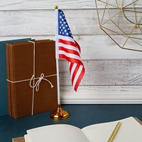Drapeau de Table personnalisé, Mini drapeaux de bureau avec Base de support, pour décorer la maison et le bureau