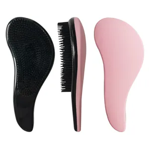 Quality Hair Brush Pink Color Soft Matte Finishing Top Hair Brush Hair Extension Tangle Personalized Detangling Hair Brush