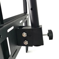 Soporte de TV de acero directo de fábrica de 32-55 pulgadas con colgador de techo giratorio de 360 °, soporte de pantalla LCD motorizado, soportes de TV, carros