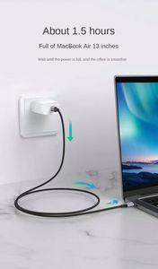Original High Quality Fast <b>Charging</b> Data <b>Cable</b> Rapide Charger 1M 2M Usb <b>C</b> to <b>C</b> Quick <b>Charging</b> 2.4A for Phone <b>Cable</b> - Product Image 6