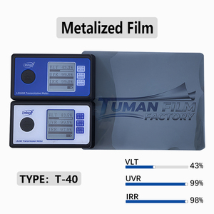 Film solaire pour vitres <span class=keywords><strong>de</strong></span> voiture multicouche métallisé par pulvérisation magnétronique haute <span class=keywords><strong>définition</strong></span> 2mil, contrôle élevé <span class=keywords><strong>de</strong></span> la lumière, confidentialité, protection UV - Product Image 5
