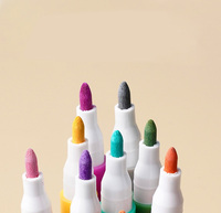 Ensemble de marqueurs à base d'eau pour la peinture acrylique à pointe fine et aux couleurs vives assorties
