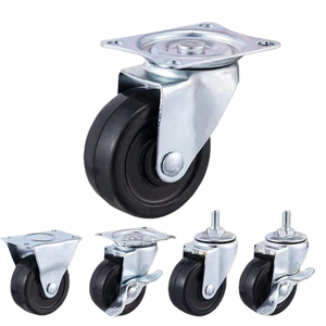 Industriële lichtgewicht zwenkwielen van polyurethaan, 1,5/<span class=keywords><strong>2</strong></span>/<span class=keywords><strong>2</strong></span>,5/3 inch, met kogellagers, <span class=keywords><strong>2</strong></span> jaar garantie - rechtstreeks van de fabrikant - Product Image 6