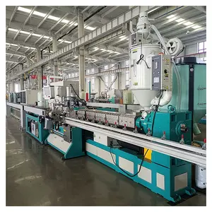 Plastic Inlaid Flat Emitter Drip Irrigation Tape Machine 16MM PE Pipe Production Line