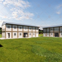 Maison conteneur modulaire préfabriquée moderne et personnalisée en panneaux sandwich isolés de 20 et 40 pieds pour salle de classe et chambre