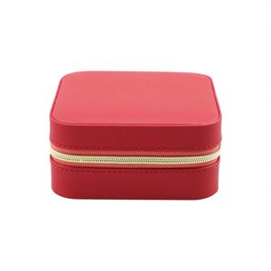 ซองใส่สร้อยคอแบบสั่งทำกล่องใส่เครื่องประดับพลาสติกทรงสี่เหลี่ยมสำหรับเด็กกล่องใส่ของระหว่างเดินทางผ้ากำมะหยี่กำมะหยี่ - Product Image 6