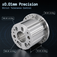 Service d'usinage CNC 5 axes, prototypes complexes de précision sur mesure en aluminium, acier inoxydable, titane
