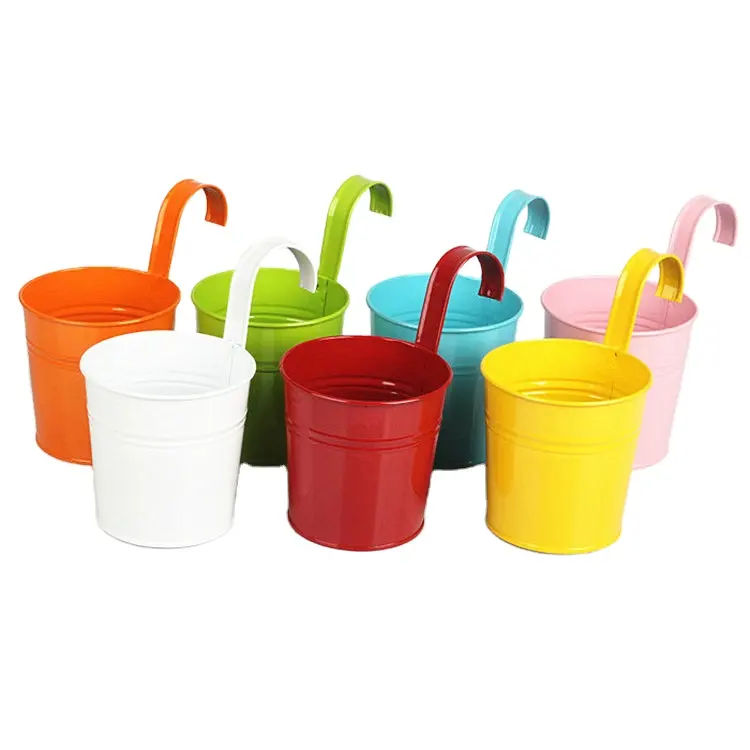 Kim Loại Treo Flower Pot Hook Tường Chậu Sắt Flower Chủ Ban Công Vườn Planter Trang Trí Nội Thất Chậu Cây