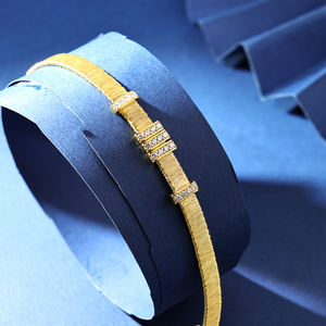 Pulsera de Plata de Ley 925 con Baño de Oro Amarillo de 18K y Circonita Móvil, Diseño Geométrico Cristiano de Moda, Regalos - Product Image 6