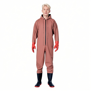 High Quality <strong>Raincoats</strong> Full Body PVC Waterproof Waders Adult Breathable <strong>Plus</strong> <strong>Size</strong> Camping Outdoor Fishing Rain-proof Pants - Product Image 4
