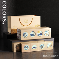 Emballage exquis pour gâteaux de lune : Boîtes vides en stock ; Boîtes cadeaux personnalisables pour 6 ou 8 pièces