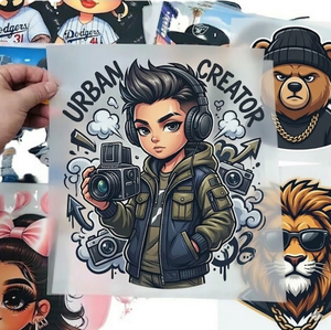 Etiquetas de Transferencia de Calor Personalizadas Ecológicas para Ropa, Etiquetas Lavables de Plastisol, Transferencias DTF - Product Image 1