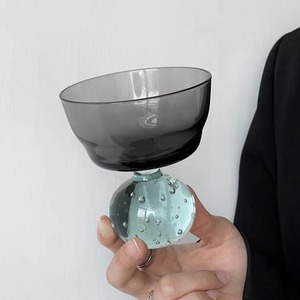 Tasse en verre à cocktail personnalisée de 100ml avec base sphérique - Product Image 3