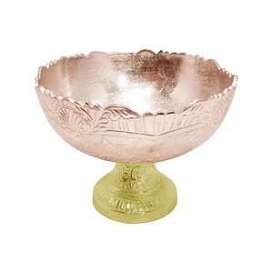 Bol à fruits en aluminium de conception moderne fait à la main en relief allant au lave-vaisselle pour la maison cuisine table à manger décor personnalisé pour le confort - Product Image 2