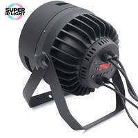 Projecteurs LED PAR Can Wash d'intérieur en aluminium haute puissance DMX512 pour mariages, 120*3W RGBW, 25 ° /45 °   Angle de faisceau pour l'éclairage de fête