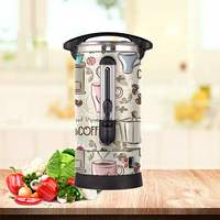 CUCINA Machine à café électrique professionnelle en acier inoxydable, équipement de restauration commerciale, café instantané, boissons chaudes