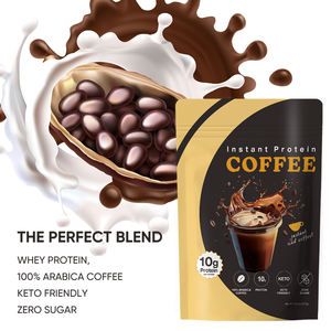 OLLI Vente en gros Café protéiné instantané de qualité supérieure Café céto avec suppléments à base de plantes Poudre de café saine et sans additif - Product Image 5