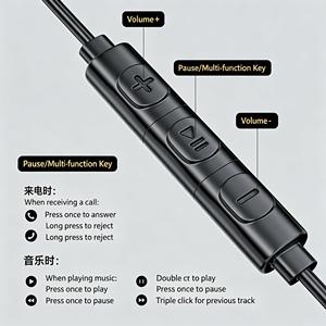 Auriculares con cable de 3.5mm y auriculares con cable tipo C, auriculares de clip para la oreja, auriculares abiertos con micrófono incorporado para teléfonos - Product Image 5