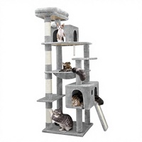 Когтетрость Globlazer Heavy Duty, 70 дюймов, сверхпрочная, очень большая, для домашних кошек, с гамаком, для взрослых кошек и котят