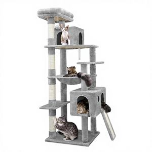 Globlazer Heavy Duty 70 Inch Sturdy Extra Large <span class=keywords><strong>Cat</strong></span> Tree Indoor Cats Scratching Post Hammock <span class=keywords><strong>Cat</strong></span> Condo Adult Kitten. - Product Image 1