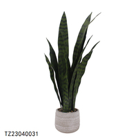 Pour Tizen plante de serpent artificiel extérieur Sansevieria bonsaï PE plantes en pot pour jardin de mariage ou décoration de cour à la maison