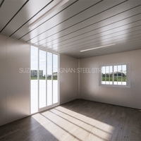 Vente en gros, sac plat élégant et minuscule, détachable, assemblage de maisons de jardin, conteneur design de maison de chalet multi en afrique du sud