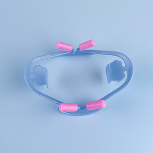 Soporte bucal 3D con gancho, almohadilla de mordida, dispositivo oral desechable, azul y blanco, para adultos - Product Image 3