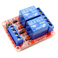 Module de relais 2 canaux 5V 12V 24V avec déclenchement par niveau haut et bas, contrôle par relais et optocoupleur, relais bidirectionnels DC 5V 12V 24V
