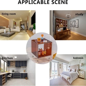 Jihong bán buôn Acrylic đồ nội thất rõ ràng Acrylic cạnh giường ngủ TV bảng Acrylic bảng phụ cho cuốn sách và Tạp Chí - Product Image 4
