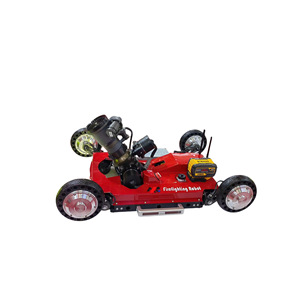 Robot de lutte contre les incendies à quatre roues motrices alimenté à l'huile avec un débit élevé pour les opérations de sauvetage dangereuses - Product Image 3