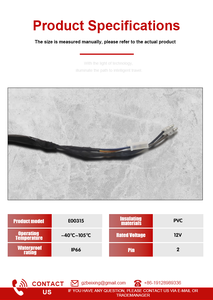 إضاءة عزل KYAH 12V IP66 PVC تجميع E00315 للسيارات والأجهزة المنزلية - Product Image 5