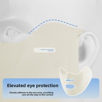 Masque facial une pièce respirant en nylon sans couture avec boucles auriculaires, protection solaire pour le cyclisme estival – Vente en gros