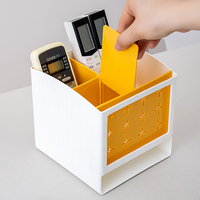 Organisateur de rangement moderne en plastique PP pour articles divers et télécommandes, boîte de rangement de bureau et tiroir, écologique, qualité supérieure