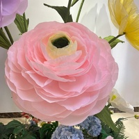 Hotselling staande partydecoratie gigantische bloemen papieren pioenroos standaard gigantische bloemen voor decoratie bruiloften evenementen etalage