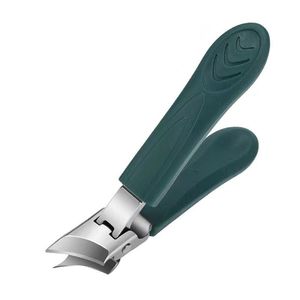 Coupe-ongles anti-éclaboussures, coupe-ongles coudés vert foncé, ensemble de 3 pièces, coupe-ongles à grande ouverture, coupe-ongles pour rainures des ongles - Product Image 5