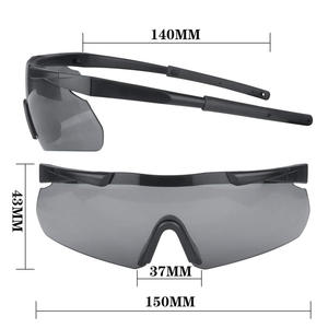 Wejump ANSI Z87.1 & <span class=keywords><strong>CEEN</strong></span> Nouveau Design Lunettes de soleil de sport polarisées de haute qualité Lunettes de sport de tir en plein air Lunettes de sécurité tactiques - Product Image 3