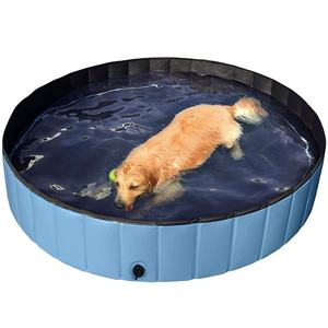 Bañera de baño plegable de plástico <span class=keywords><strong>duro</strong></span> para niños, <span class=keywords><strong>piscina</strong></span> para bebés y mascotas, bañera de baño plegable para perros para niños, uso en interiores y exteriores - Product Image 1