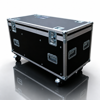 Valise de transport en alliage d'aluminium avec renforts angulaires pour instruments