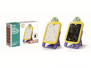 Rompecabezas para niños, estudio educativo, aprender a escribir, pintar, tablero de dibujo de doble cara, juguetes de altura ajustable con ventosa para niños - Product Image 2