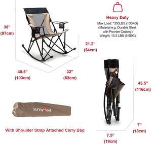 Chúng tôi kho kim loại Delux gấp di động sillas de playa đồ gỗ ngoài trời bãi biển trại ghế - Product Image 4