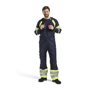 BLAKLADER - 260515198933C50 Pantalones con pechera de acero inherentes Azul marino/Amarillo-EAN 7330509844366 ROPA DE TRABAJO RESISTENTE A LLAMAS - Product Image 3