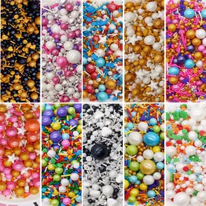 Edible Sprinkles Beads Candy Toys For Bakery Decoration Ingredients