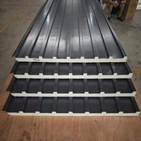 Panneaux isolants carrés en alliage d'aluminium de grande taille au design moderne, tuiles de toit résistantes à la chaleur pour bâtiments extérieurs