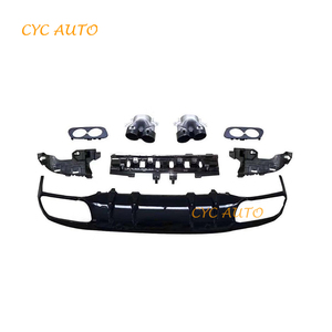 Difusor de parachoques trasero W205 <span class=keywords><strong>AMG</strong></span> C43S para <span class=keywords><strong>Mercedes</strong></span> Benz <span class=keywords><strong>C</strong></span> CLASS W205 <span class=keywords><strong>AMG</strong></span> Coupe kit de carrocería 2015 2016 2017 2018 <span class=keywords><strong>2019</strong></span> - Product Image 4