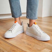 CACATUA Baskets Homme Style Italien en PU Respirant, Solide, à Lacets, Légères, Antidérapantes, Confortables pour la Marche Quotidienne 20260811-6